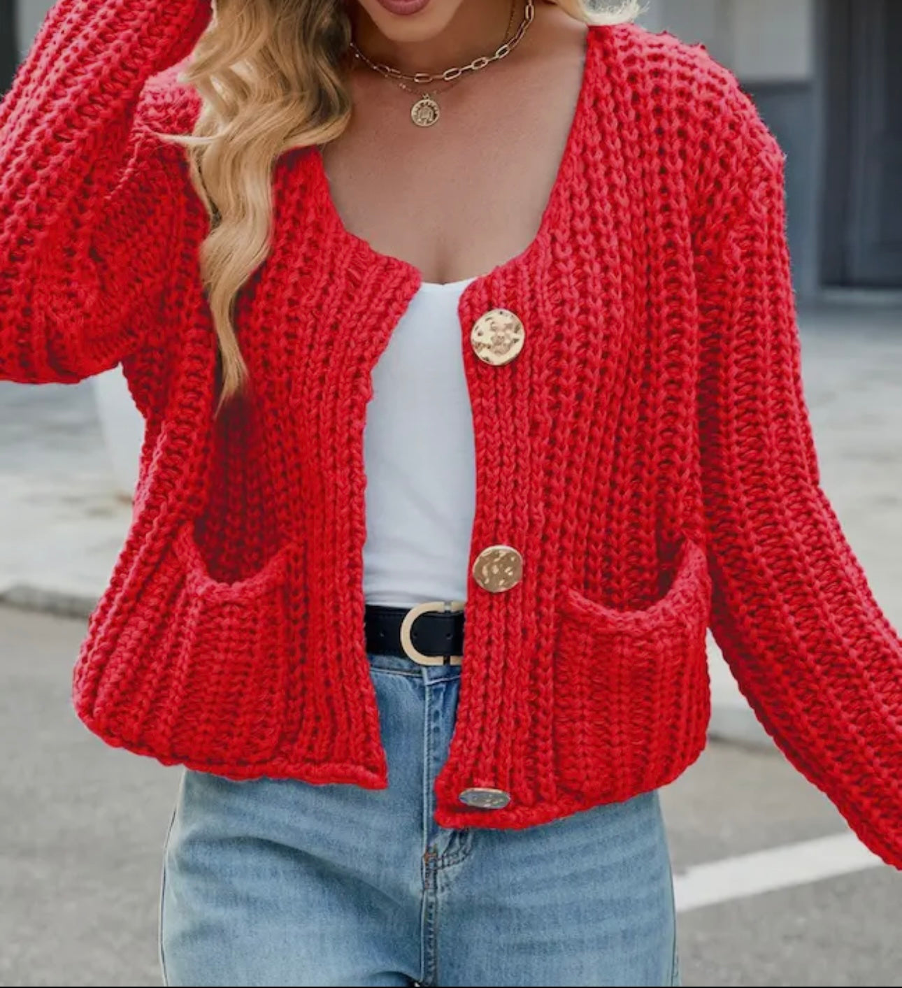 Chunky Knit Cardigan