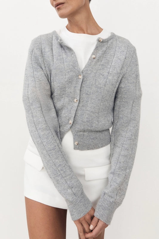 PRE- ORDER Leisure Button Knit Cardigan